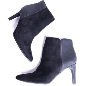 CIRCUS By Sam Edelman Black Avalon Heeled Ankle Bootie Pointed Toe Women's 7M